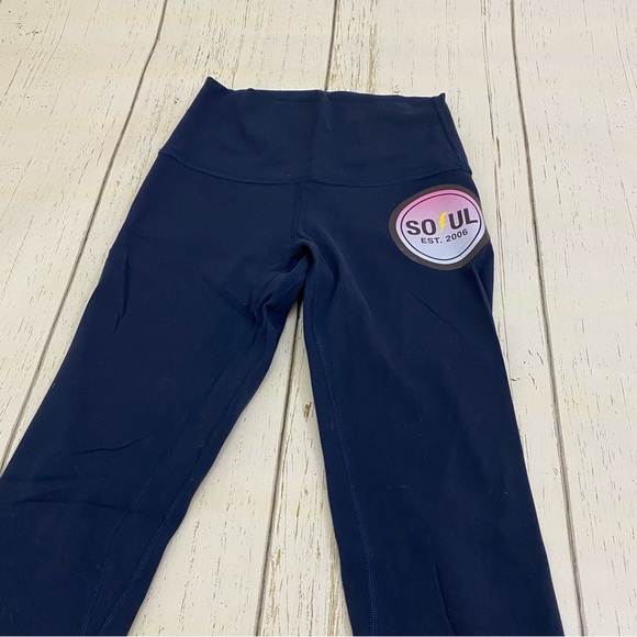 Lululemon Align Leggings Navy Soul Cycle - Size 4 - Picture 5 of 6